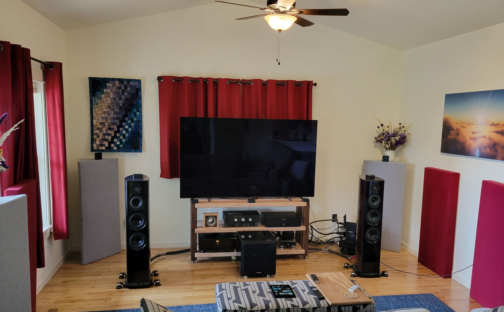 Almost everything, including 7 Heartsound Holostages used for acoustics