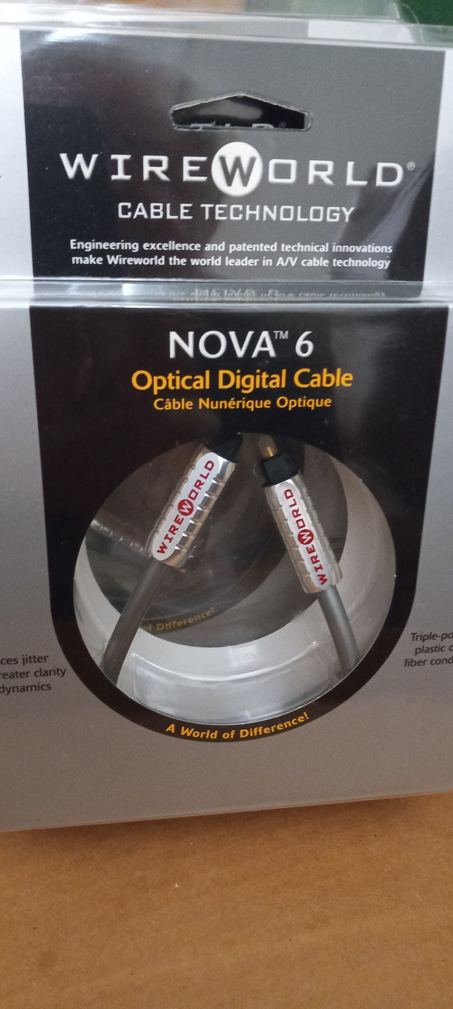 Wireworld Nova 6 Toslink Optical Digital Cable 1 meter 3