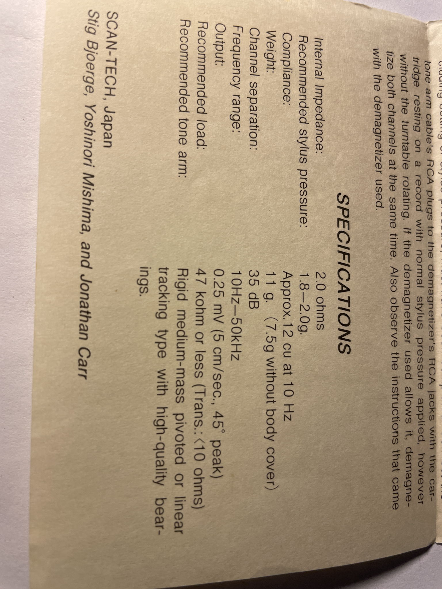 Lyra Clavis MC Phonograph (orig ver. 1) cartridge in ex... 7