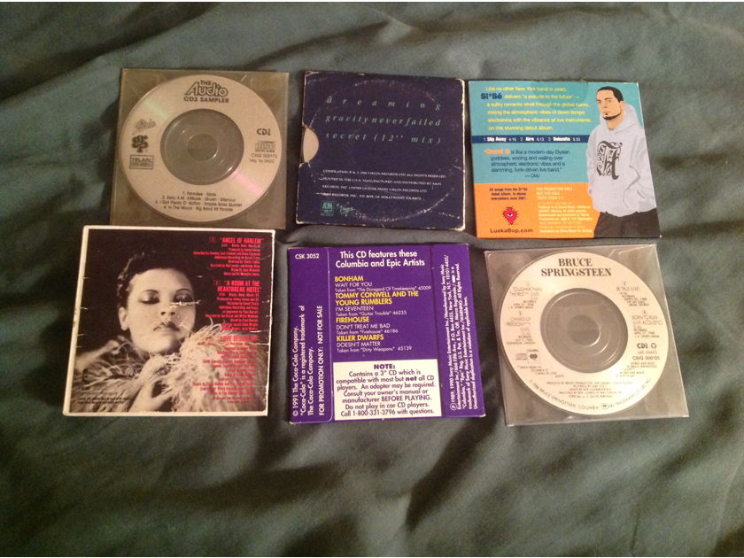 U2 Bruce Springsteen OMD And Various Artists 3 Inch Compact Disc Titles