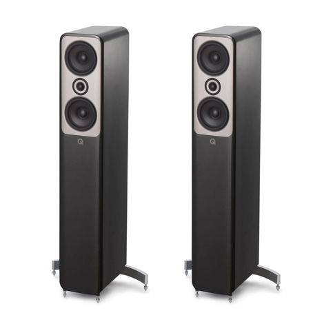 Q Acoustics Concept 50 Floorstanding Speakers; Black (5...