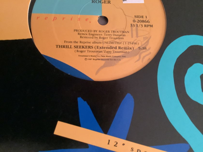 Roger Reprise Records 12 Inch Thrill Seekers(Extended Remix)
