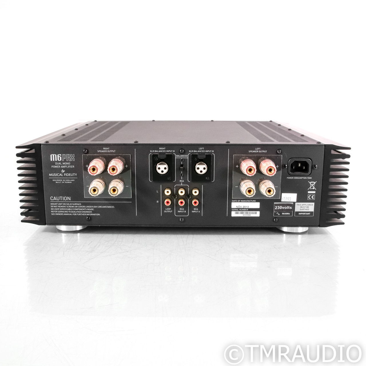 Musical Fidelity M6PRX Stereo Power Amplifier (65893) 5