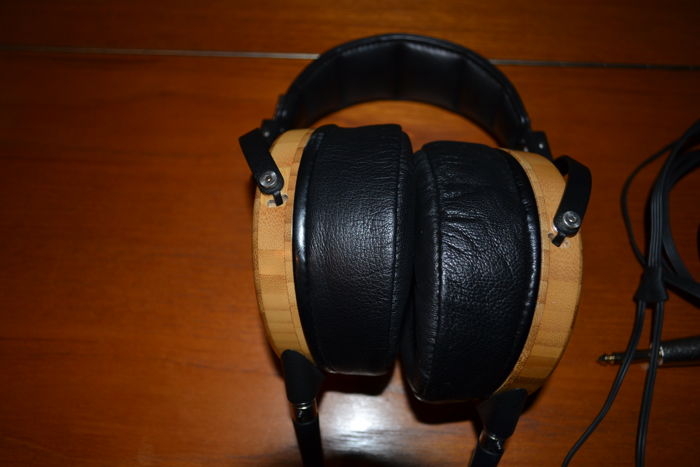 Audeze LCD-2 Headphones. Bamboo with Lambskin Earpads. ...