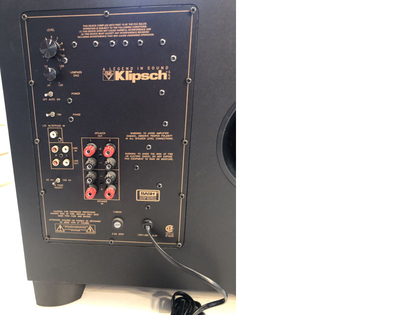 Klipsch ksw 15 discount