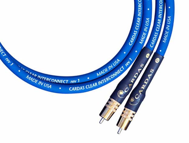 Cardas Clear Interconnect pair - 0.75M RCA
