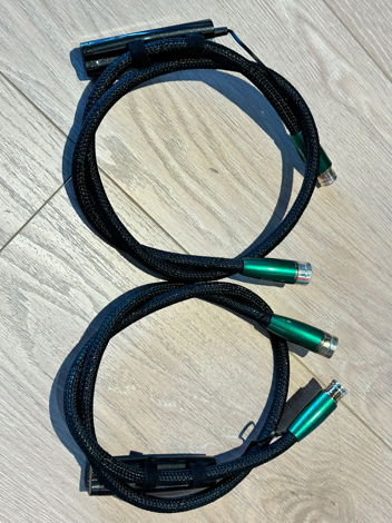 Pair AudioQuest Earth XLR Cables 1m Balanced Interconne...