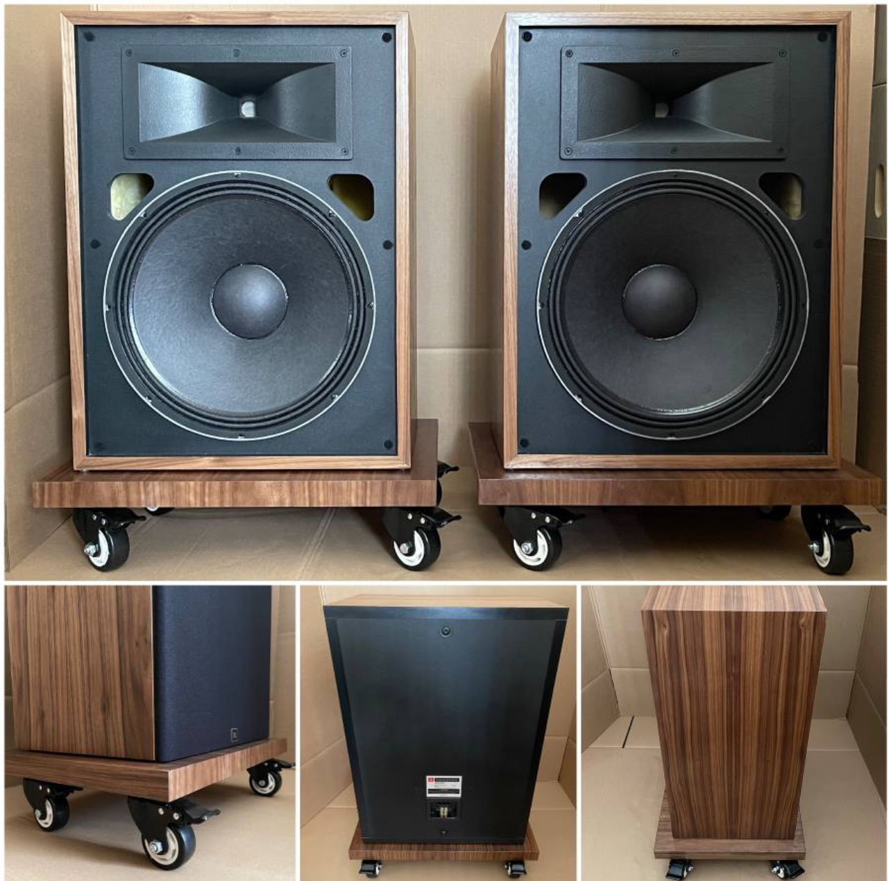JBL 4655 Speakers w/ Custom Stands and Extras (Fully Re... 4
