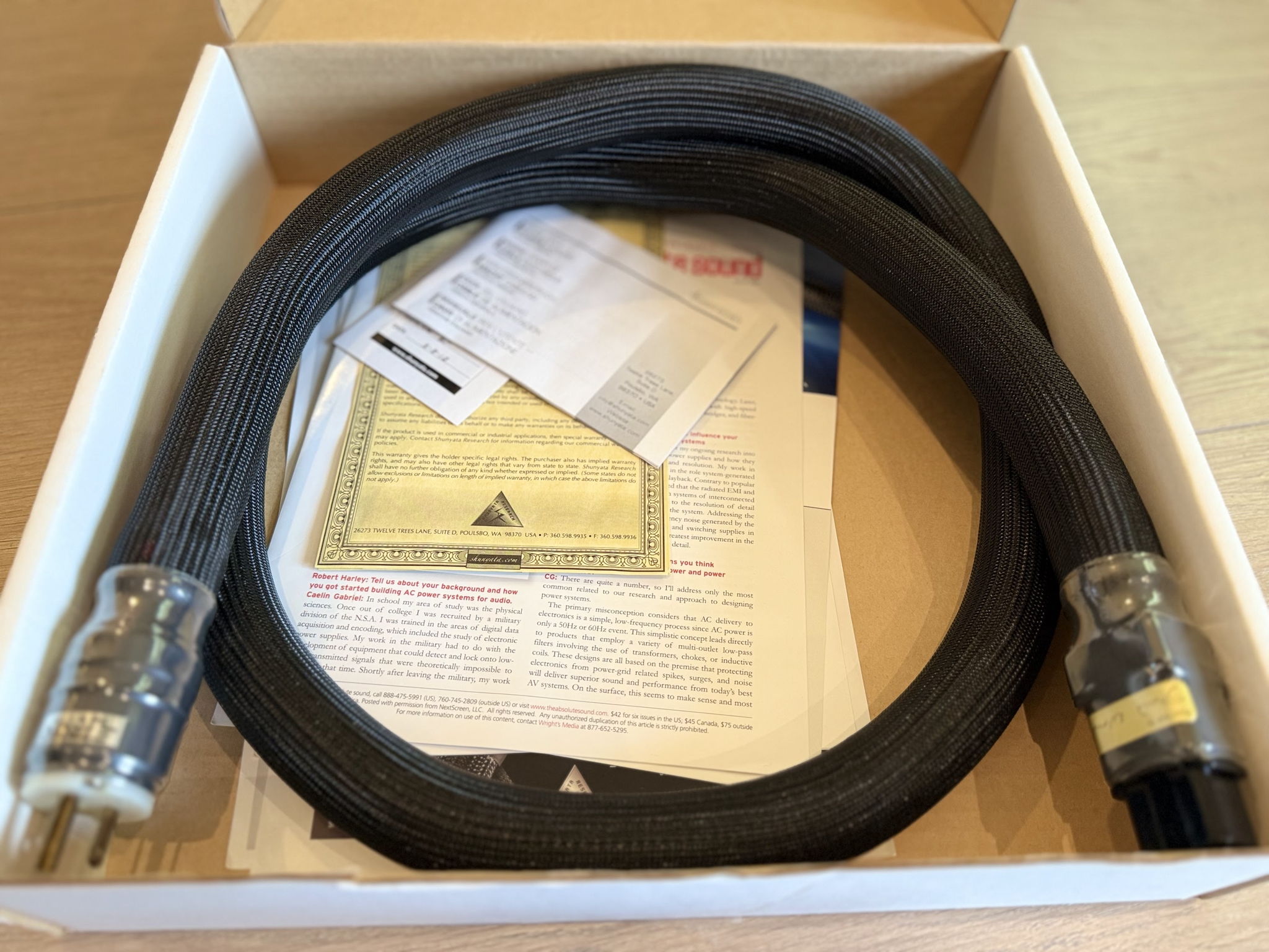 Shunyata Research Zi-Tron Zitron Python Serial 1739 1.7... 2