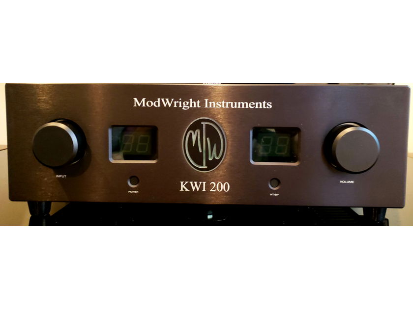 Modwright KWI-200 Integrated Amplifier w/ DAC, black, excellent condition