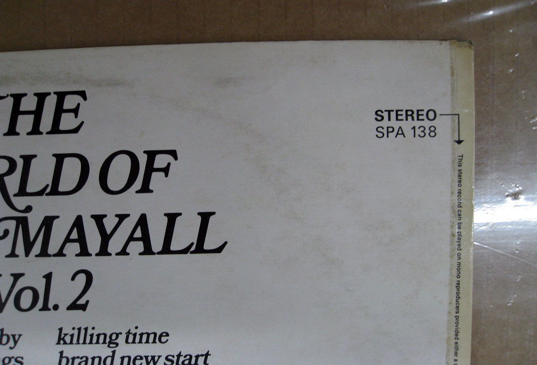 The World Of John Mayall Vol.2  NM 1970 UK IMPORT COMP ... 3