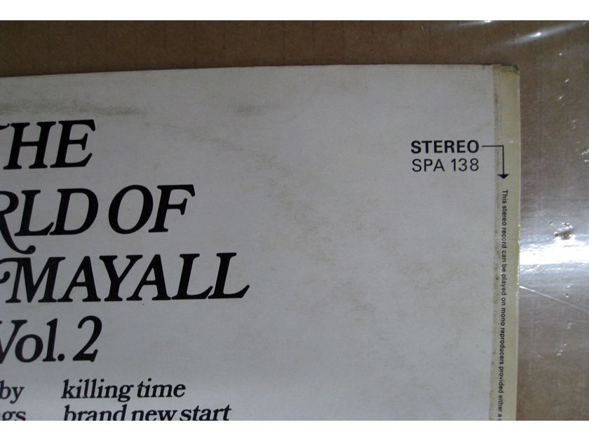 The World Of John Mayall Vol.2  NM 1970 UK IMPORT COMP  VINYL LP Decca SPA 138