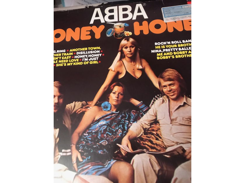 ABBA Honey Honey 1979 re compilation lp GERMANY Polydor  ABBA Honey Honey 1979 re compilation lp GERMANY Polydor