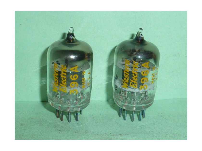 Western Electric 2C51 396A 5670 6n3p Tubes, Matched Pair, Tested, NOS, NIB