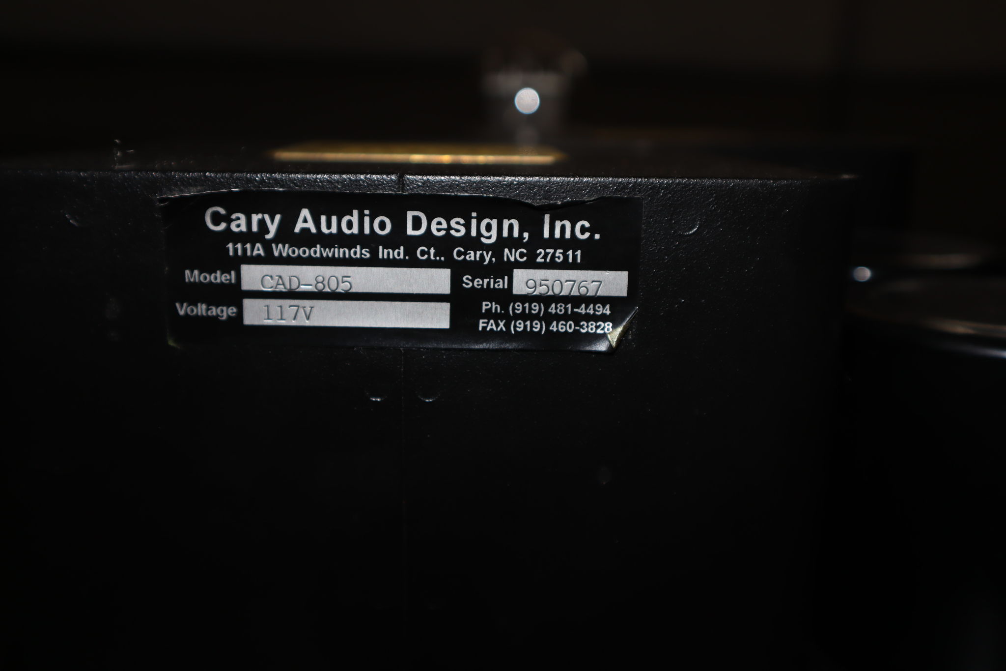 Cary Audio 805 Mono Triode Tube amps 8