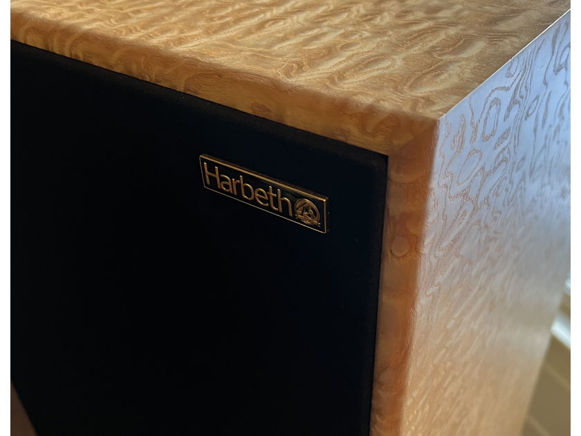 Harbeth Monitor 40.2 40th Anniversary Edition in Rare Tamo Ash with Ton Trager Stands