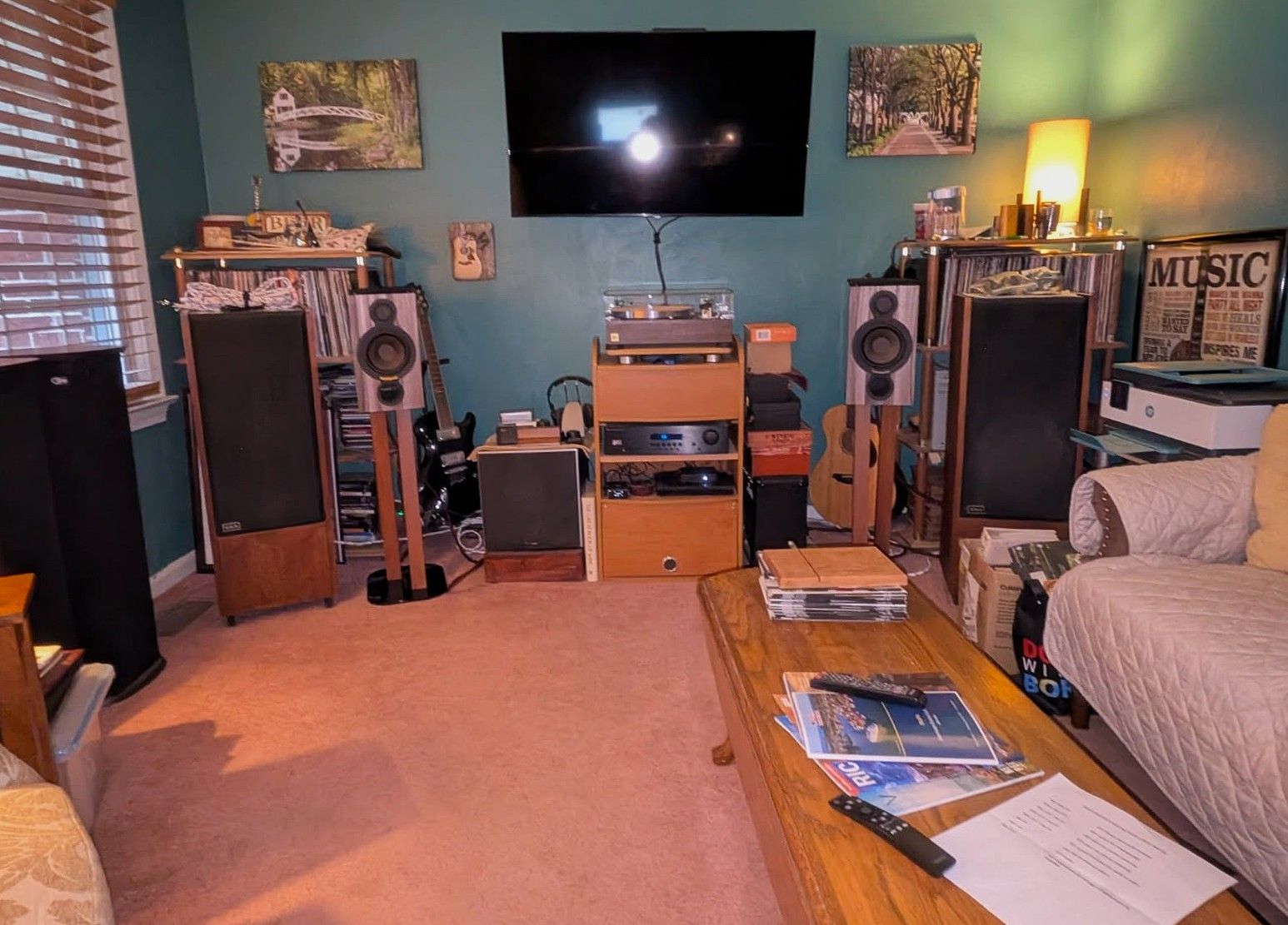 My living room system