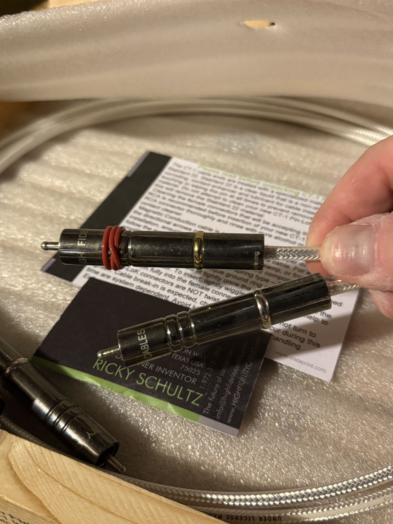 High Fidelity Cables CT-1~ 1.5 M 3