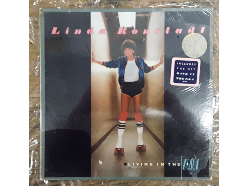 Linda Ronstadt - Living In The USA SEALED VINYL LP IN PARTIAL SHRINK ORIGINAL 1978  Asylum Records 6E-155