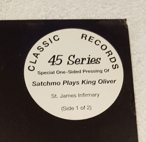 Louis Armstrong Satchmo Plays King Oliver