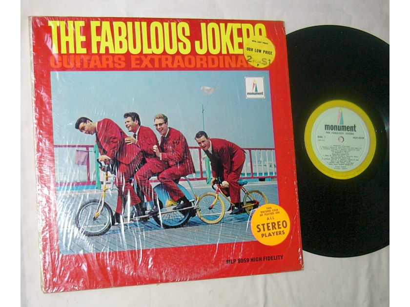 THE FABULOUS JOKERS - GUITARS EXTRAORDINARY - RARE 1966 LP - MONO