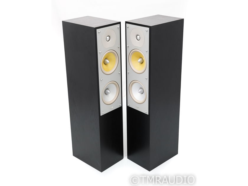 B&W CM4 Floorstanding Speakers; CM-4; Black Oak Pair (41724)