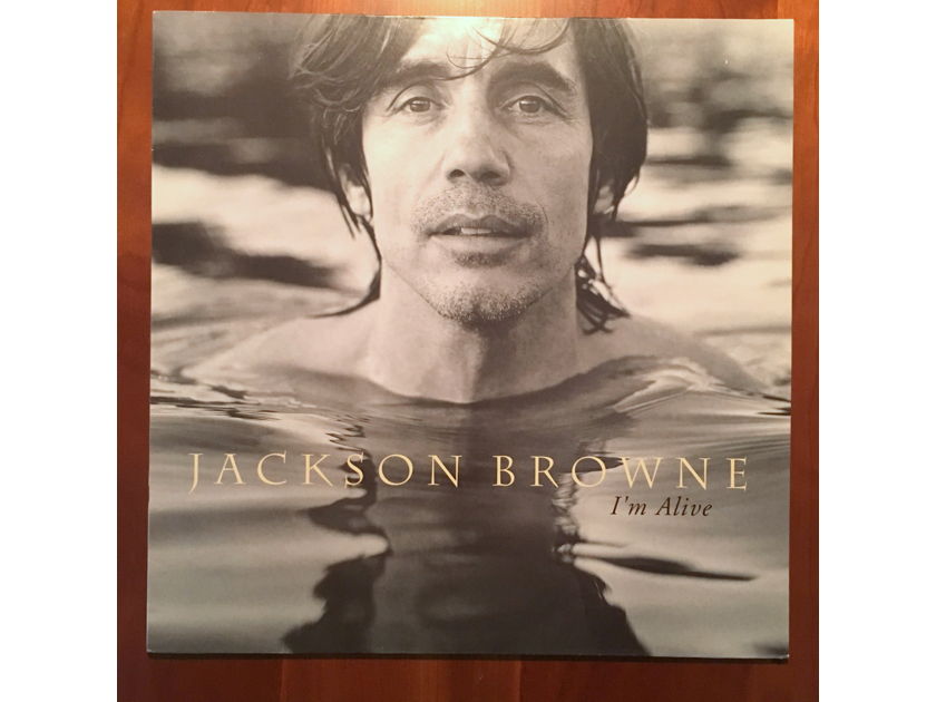 RARE: JACKSON BROWNE "I'm Alive" ONLY Vinyl Release Elek Germany (1993) NM... $125