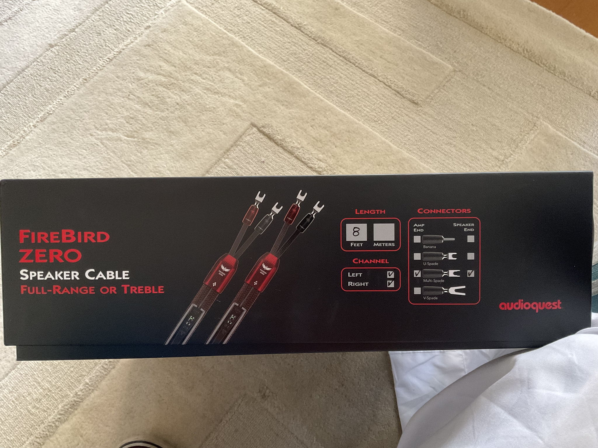 AudioQuest Firebird Zero Speaker Cables 2