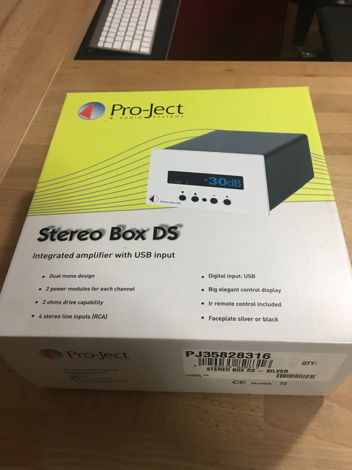 Pro-Ject Stereo Box DS Integrated With USB New Warranty...