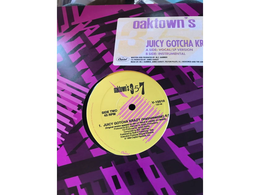 Oaktowns 357 Juicy Gotcha Krazy 12” 45 rpm Oaktowns 357 Juicy Gotcha Krazy 12” 45 rpm