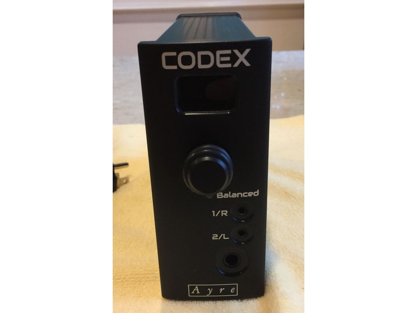 Ayre Acoustics Codex DAC + headphone amp