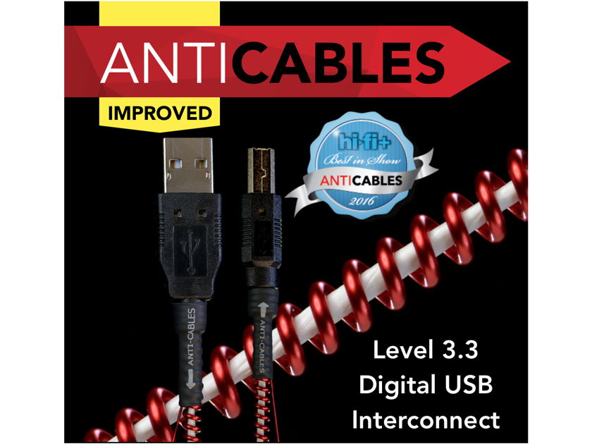 ANTICABLES Level 3.1 Reference Series USB Digital Interconnect
