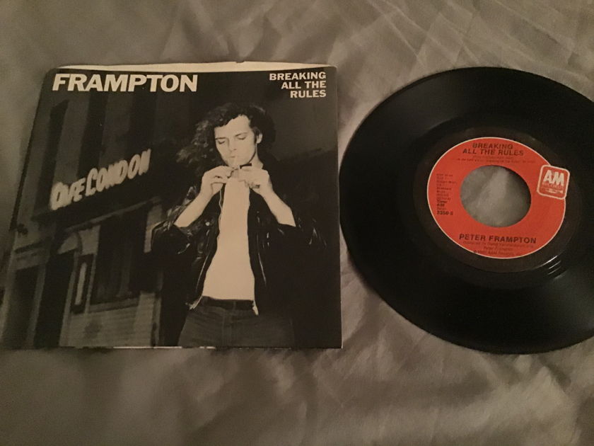 Peter Frampton Breaking All The Rules 45 With Picture Sleeve