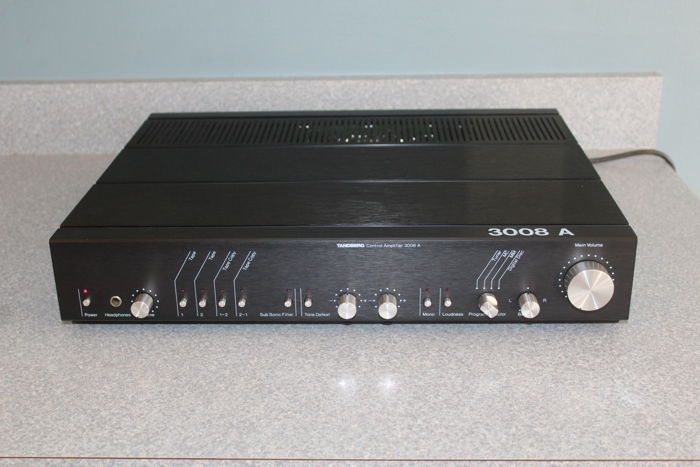 Tandberg 3008A stereo preamplifier SUPER CLEAN EXAMPLE ...