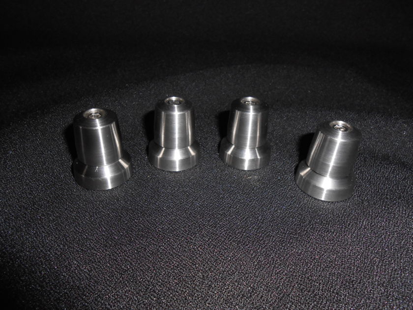 Stillpoints LLC Ultra Mini Set of 4 stainless feet with bases