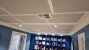Ceiling diffuser and absorber