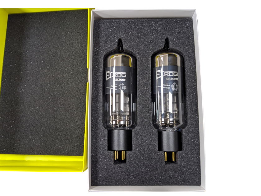 ELROG ER300B Triode Power Tubes: Matched Pair; NEW-in-BOX; 15% Off; Free Shipping