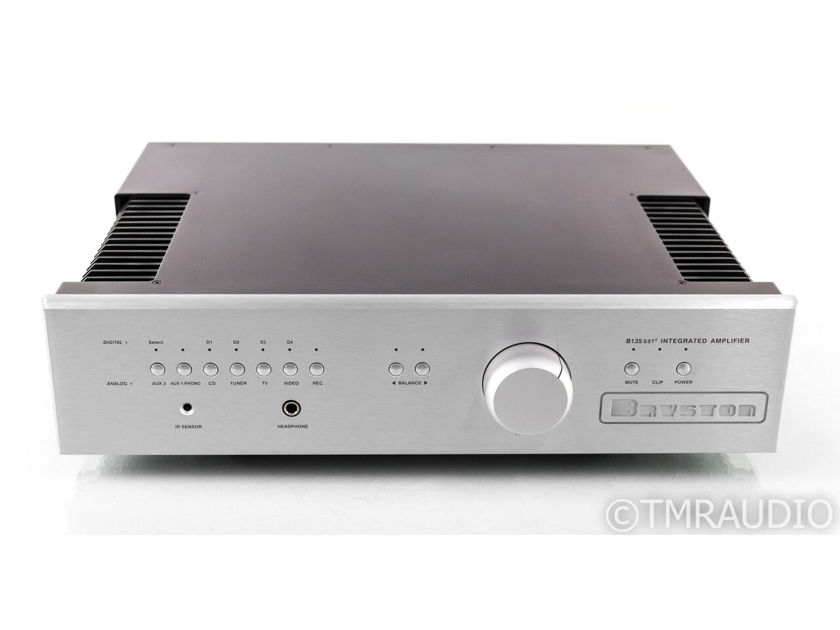 Bryston B135-SST2 Stereo Integrated Amplifier; B135SST2; Remote; Silver; 17" (29837)