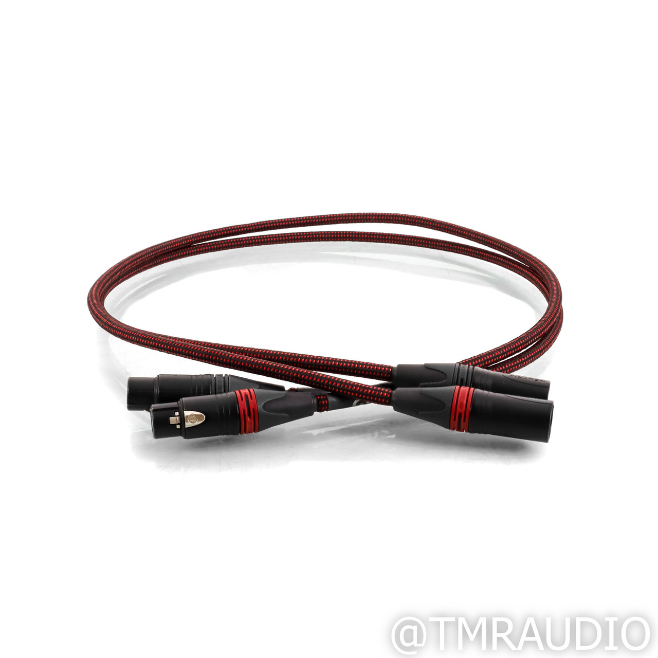 Black Cat 3202 XLR Cables; 1m Pair Balanced Interconnec...