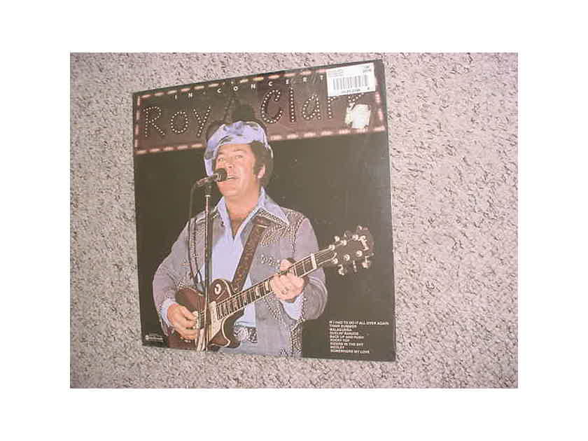 country pickin  Roy Clark lot 3 lp records - a sealed in concert and used family album and family & friends