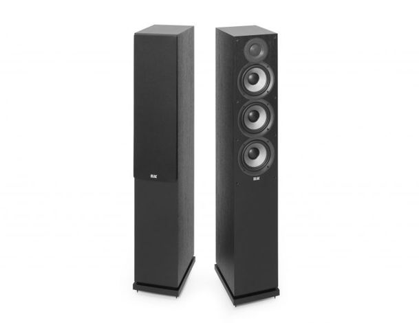 ELAC Debut 2.0 F5.2 Floorstanding Speakers; Black Pair;...