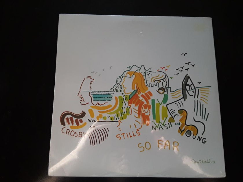 Crosby, Stills, Nash & Young  - "So Far" Greatest Hits - Sealed and Near Mint Reissue - 1977 by RCA Music Service
