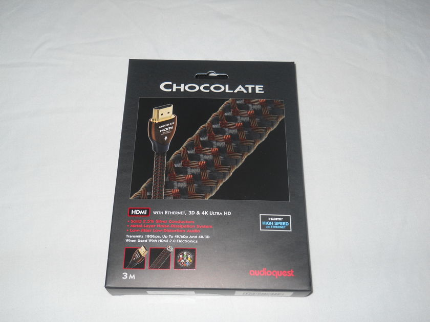 AudioQuest Chocolate HDMI 3 Meter High Speed with Ethernet