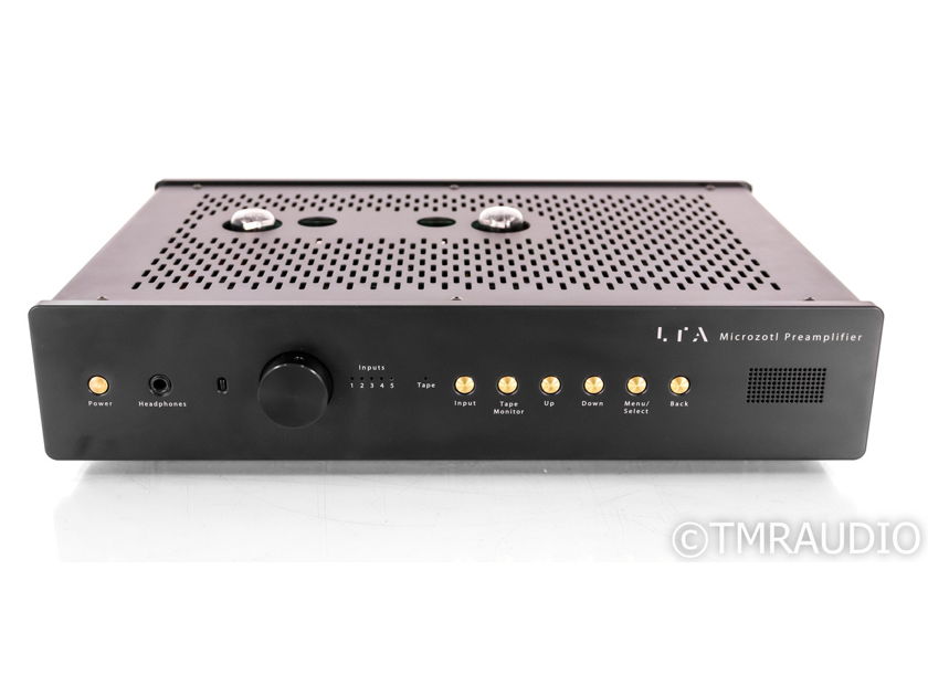 Linear Tube Audio MicroZOTL Stereo Tube Preamplifier; Remote; LTA; Black (49609)