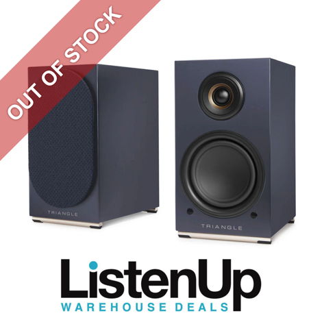 Triangle AIO Twin Powered Bookshelf Speakers - Pair - Blue