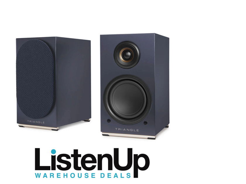 Triangle AIO Twin Powered Bookshelf Speakers - Pair - Blue