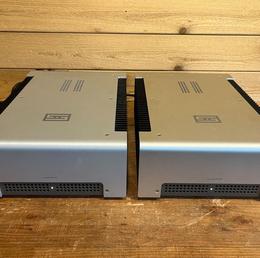 Schiit Audio Freya+ preamp  & Vidar Monoblock power amp...