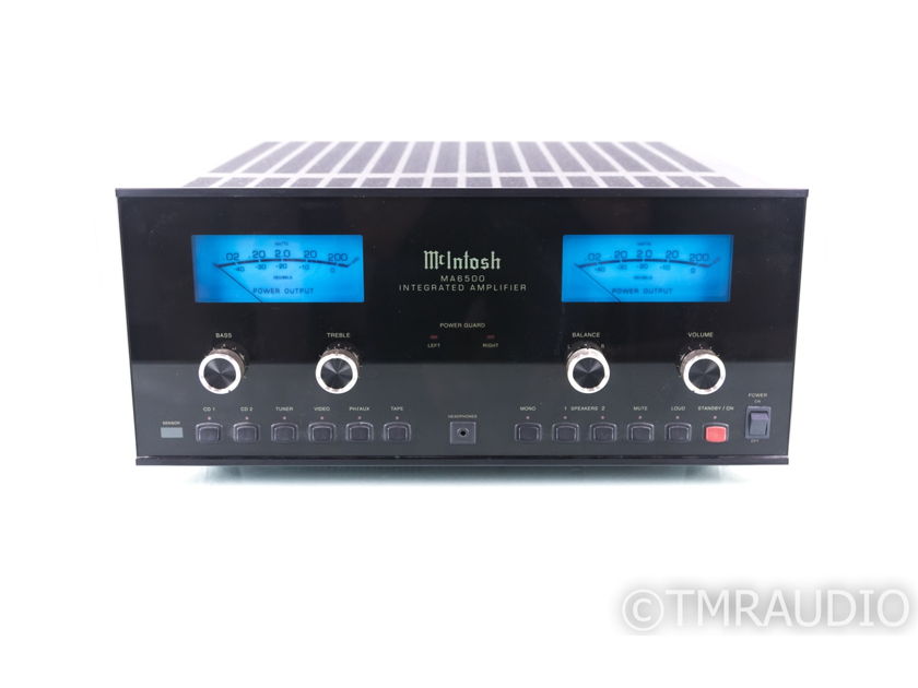 McIntosh MA6500 Stereo Integrated Amplifier; MA-6500; Remote (20801)