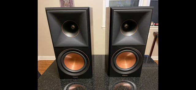 Klipsch RP600M II Walnut Bookshelves!! 9