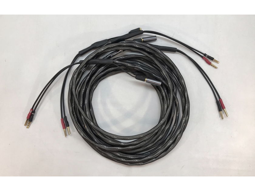 Synergistic Research CORE ACTIVE SE SPEAKER CABLES, 15 FEET, BANANAS, XLNT COND.